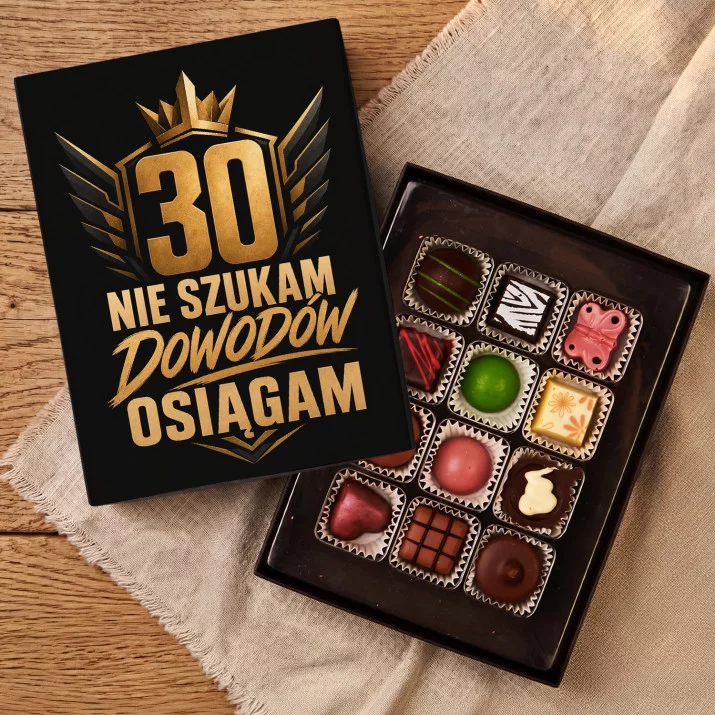 Czekoladki Na 30 Prezent Na 30 Urodziny Dla Mężczyzny: Złote 30 Osiągam Czekoladki Na 30 Prezent Na 30 Urodziny Dla Mężczyzny: Złote 30 Osiągam