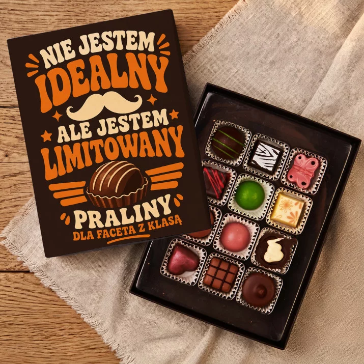Czekoladki Na Święta Prezent Dla Mężczyzny: Limitowany Facet Praliny Czekoladki Na Święta Prezent Dla Mężczyzny: Limitowany Facet Praliny