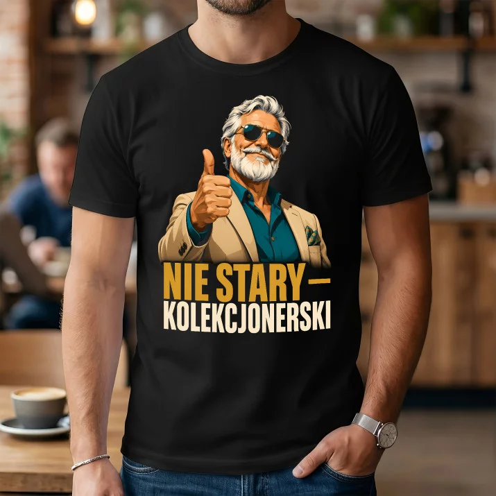 Koszulka Męska Dla Seniora Prezent Dla Mężczyzny: Kolekcjonerski