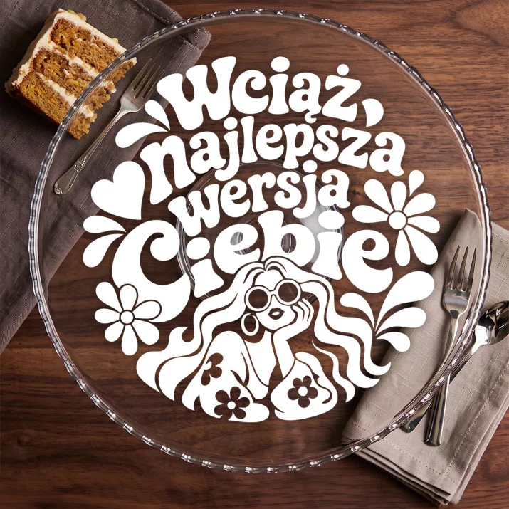 Patera Na Ciasto Na Rocznicę Prezent Na Walentynki Dla Kobiety: Retro Romantyczny Humor Patera Na Ciasto Na Rocznicę Prezent Na Walentynki Dla Kobiety: Retro Romantyczny Humor