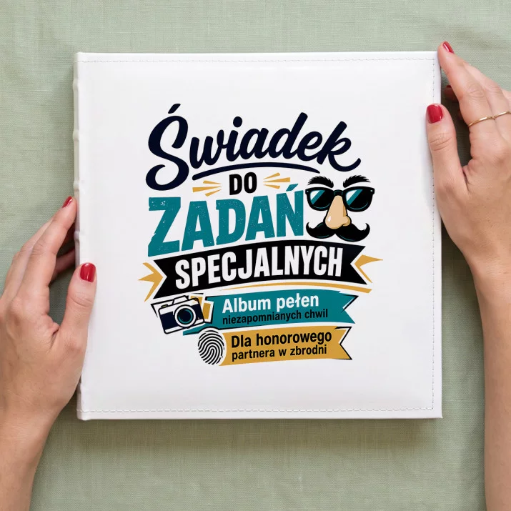 Album Na Zdjęcia Tradycyjny Dla Świadka Prezent Dla Mężczyzny: Świadek Z Humorem Album Na Zdjęcia Tradycyjny Dla Świadka Prezent Dla Mężczyzny: Świadek Z Humorem