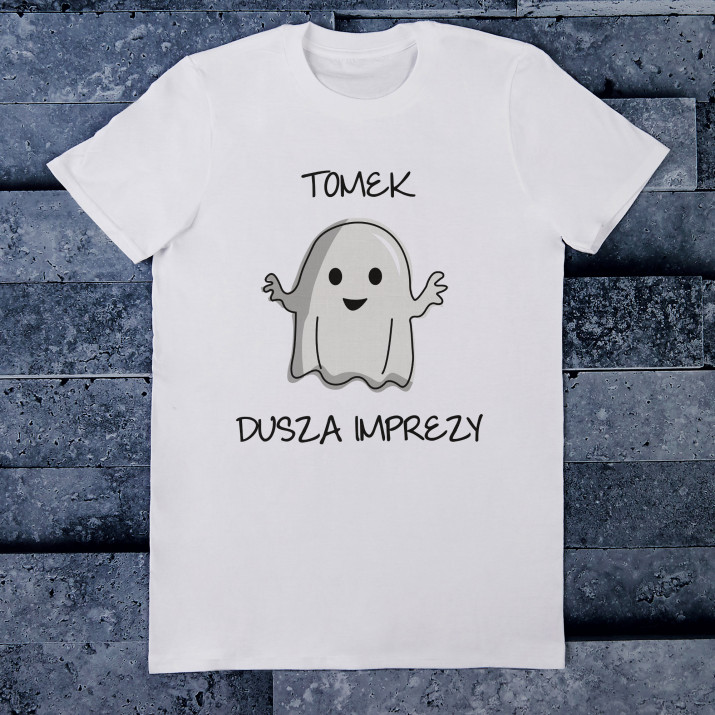 Dusza imprezy - Koszulka męska z nadrukiem