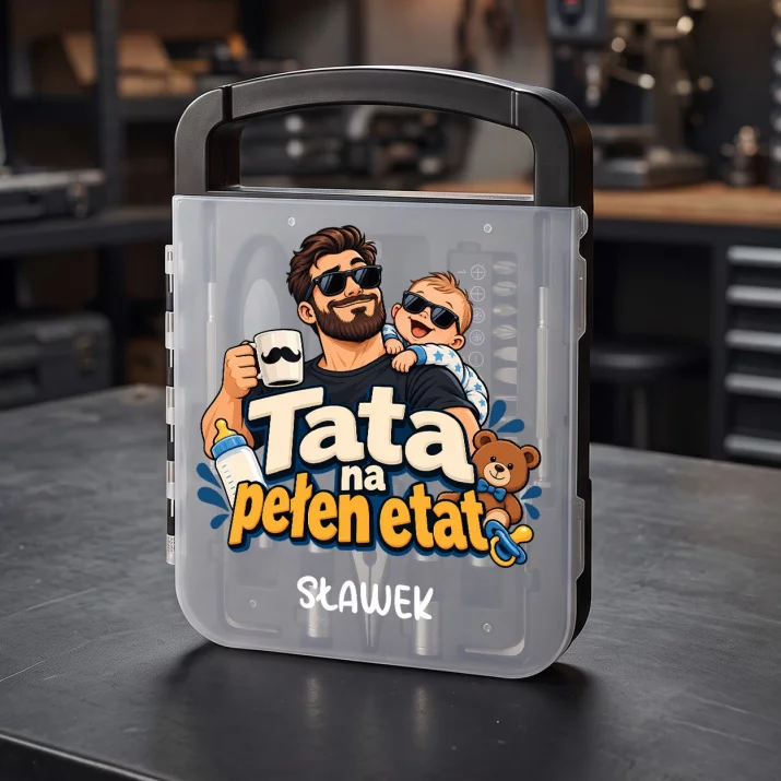 Zestaw Narzędzi Na Pierwszy Dzień Taty Prezent Dla Taty Mężczyzny: Tata Na Pełen Etat