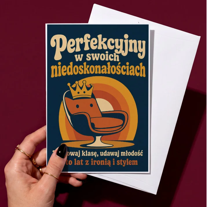 Kartka z Życzeniami Na Urodziny Dla Mężczyzny: Retro Suchy Sarkazm Kartka z Życzeniami Na Urodziny Dla Mężczyzny: Retro Suchy Sarkazm
