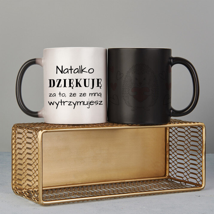 Dziękuję, że wytrzymujesz - Magiczny kubek