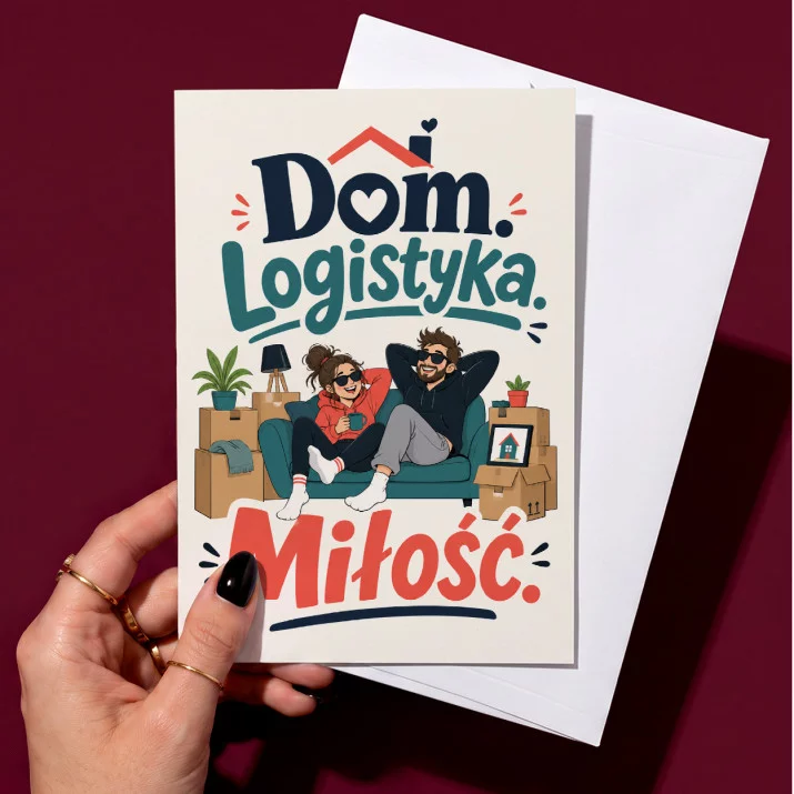 Kartka z Życzeniami Na Nowy Dom Dla Pary: Start We Dwoje