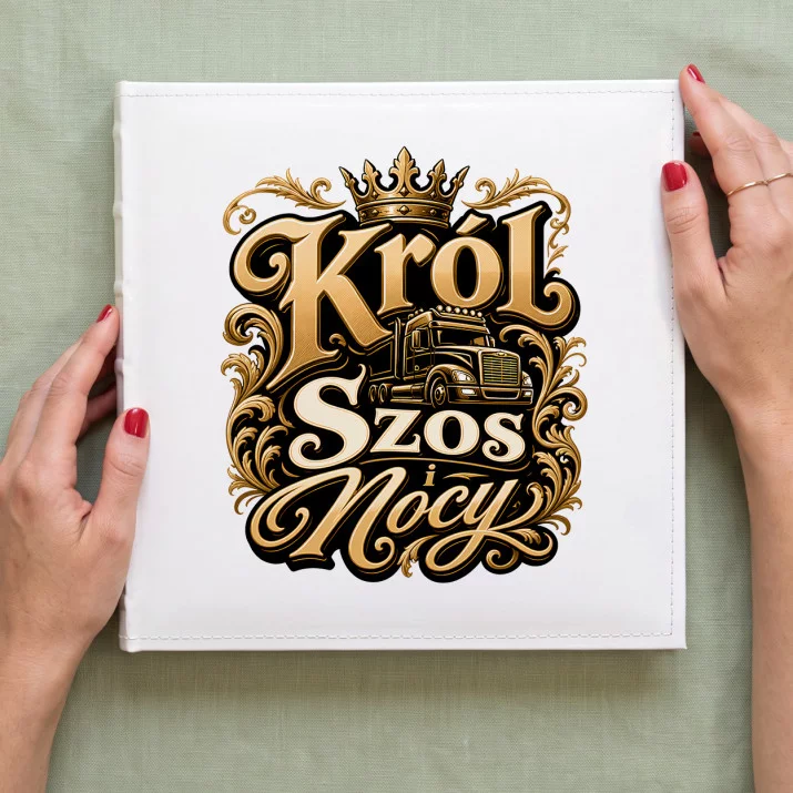 Album Na Zdjęcia Tradycyjny Dla Kierowcy Tira Prezent Dla Mężczyzny: Barokowy Król Szos Album Na Zdjęcia Tradycyjny Dla Kierowcy Tira Prezent Dla Mężczyzny: Barokowy Król Szos