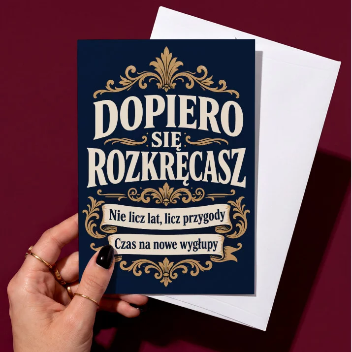 Kartka z Życzeniami Na 50 Urodziny Dla 50 Latka Mężczyzny: Dojrzały Humor
