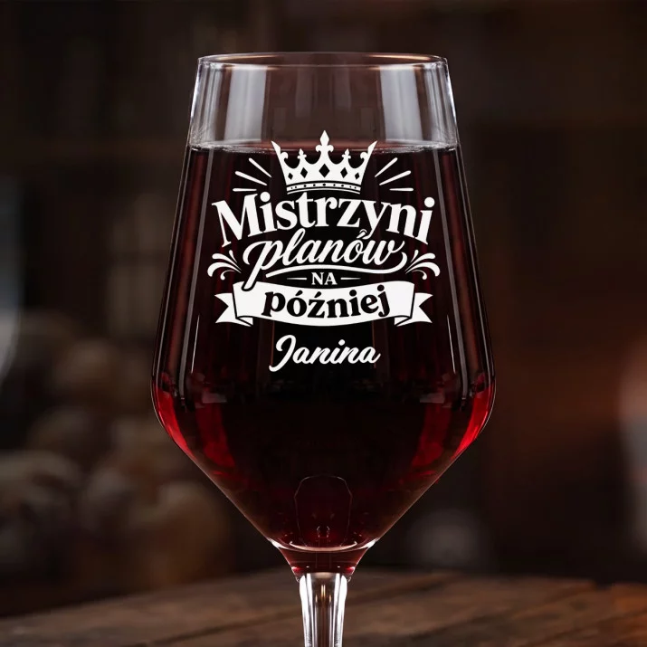 Mega Kieliszek Do Wina z Grawerem Dla 20 Latki Prezent Na 20 Urodziny Dla Kobiety: Mistrzyni Planów Na Mega Kieliszek Do Wina z Grawerem Dla 20 Latki Prezent Na 20 Urodziny Dla Kobiety: Mistrzyni Planów Na