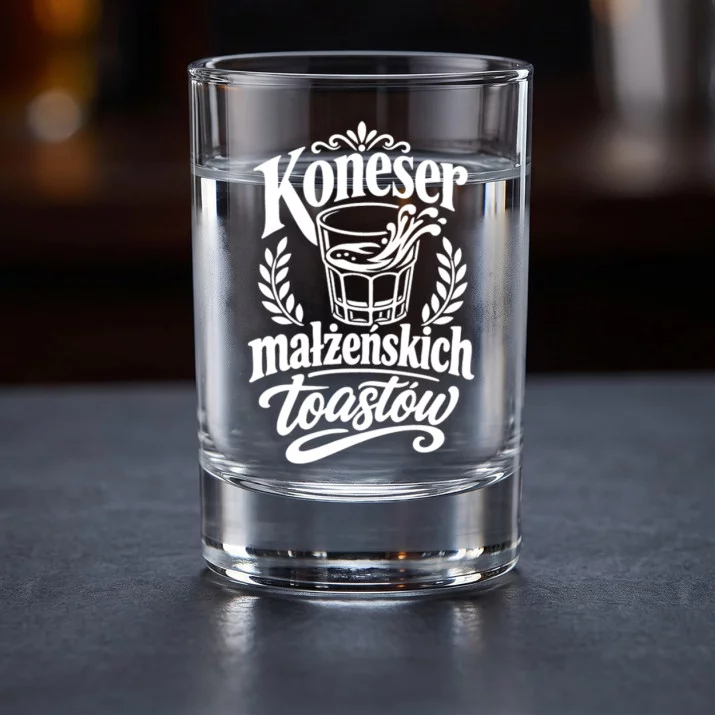 Kieliszki Do Wódki Na Pierwszą Rocznicę Ślubu Prezent Na Walentynki Dla Mężczyzny: Toastowy Koneser Kieliszki Do Wódki Na Pierwszą Rocznicę Ślubu Prezent Na Walentynki Dla Mężczyzny: Toastowy Koneser