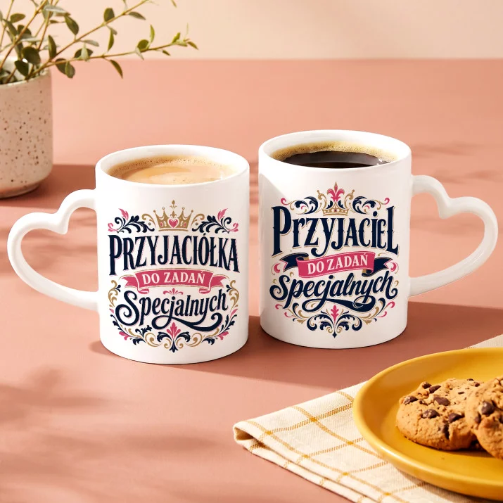 Zestaw Kubków Dla Przyjaciół Prezent Dla Pary: Niezawodni Towarzysze