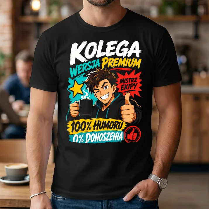 Koszulka Męska Dla Kolegi Prezent Dla Mężczyzny: Kolega Wersja