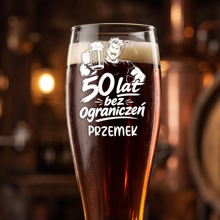 Szklanka Do Piwa Na 50 Prezent Na 50 Urodziny Dla Mężczyzny: Pięćdziesiątka Z Klasą