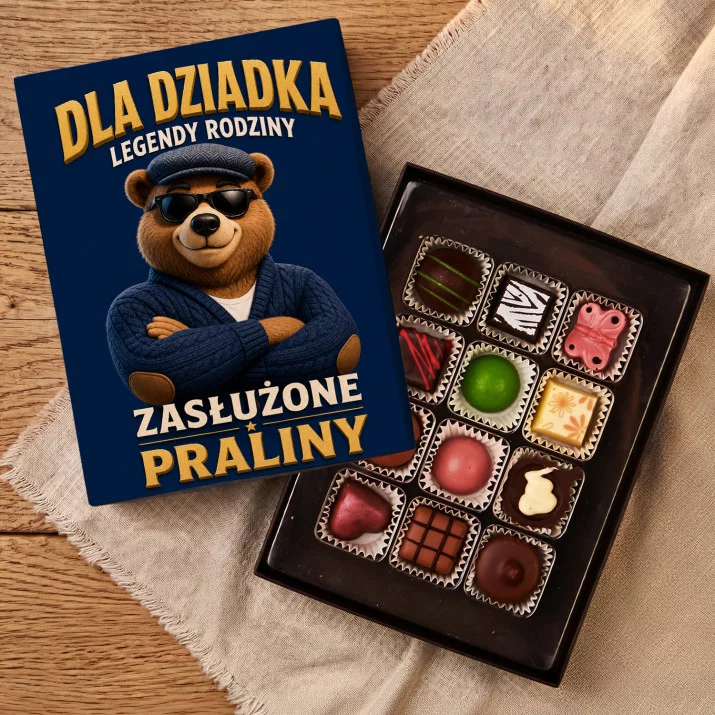 Czekoladki Dla Dziadka Prezent Na Dzień Dziadka Dla Mężczyzny: Dziadek – Zasłużone Praliny Czekoladki Dla Dziadka Prezent Na Dzień Dziadka Dla Mężczyzny: Dziadek – Zasłużone Praliny