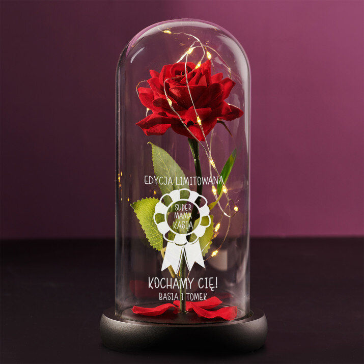 Edycja limitowana - Wieczna róża w szkle Edycja limitowana - Wieczna róża w szkle