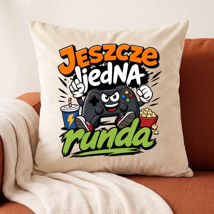 Poduszka Dekoracyjna Dla Gamera Prezent Dla Mężczyzny: Wieczny Gracz