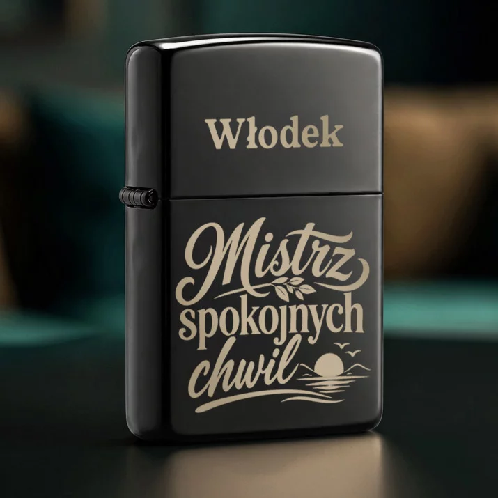 Zapalniczka z Grawerem Dla Seniora Prezent Dla Mężczyzny: Mistrz Spokojnych Chwil