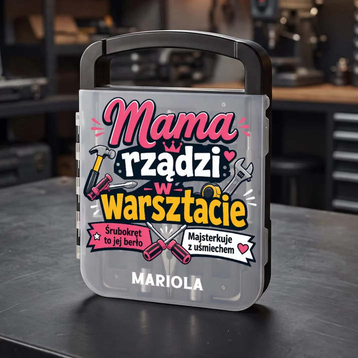 Zestaw Narzędzi Na Dzień Mamy Prezent Dla Mamy Kobiety: Mama Majsterka Zestaw Narzędzi Na Dzień Mamy Prezent Dla Mamy Kobiety: Mama Majsterka