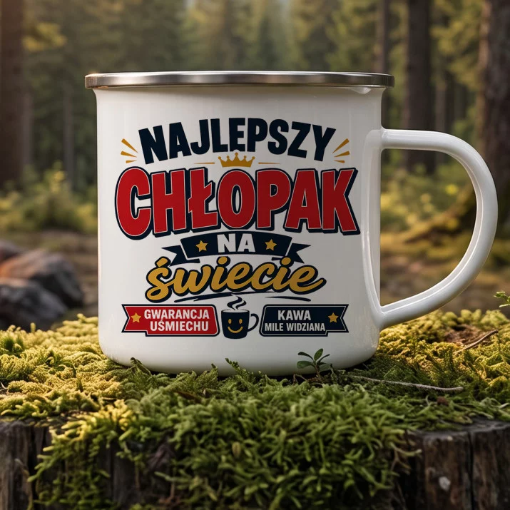 Kubek Emaliowany Na Dzień Chłopaka Prezent Dla Chłopaka Mężczyzny: Humor Dla Chłopaka Kubek Emaliowany Na Dzień Chłopaka Prezent Dla Chłopaka Mężczyzny: Humor Dla Chłopaka