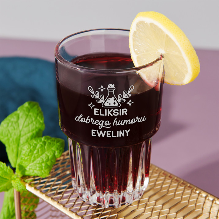 Eliksir dobrego humoru - Szklanka do drinków 