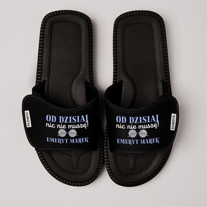 Emeryt - nic nie muszę - Klapki Kubota