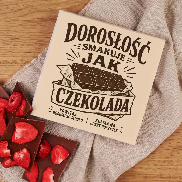 Czekolada Z Truskawkami Na 18 Prezent Dla Mężczyzny: Czekoladowa Pełnoletność Czekolada Z Truskawkami Na 18 Prezent Dla Mężczyzny: Czekoladowa Pełnoletność