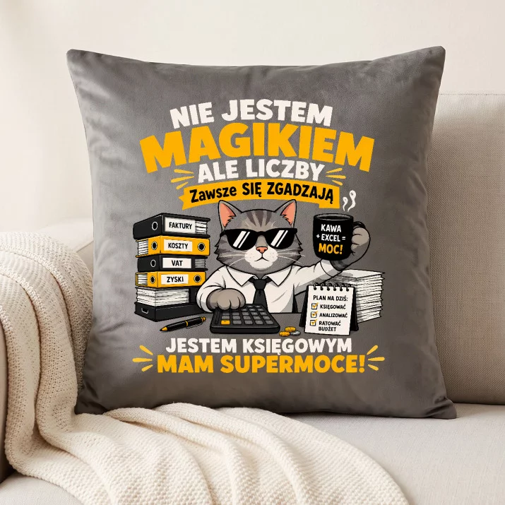 Poduszka Dekoracyjna Dla Księgowego Prezent Dla Mężczyzny: Liczby Się Zgadzają Poduszka Dekoracyjna Dla Księgowego Prezent Dla Mężczyzny: Liczby Się Zgadzają