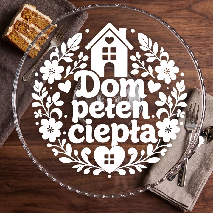 Patera Na Ciasto Na Nowy Dom Prezent Dla Kobiety: Ciepło Domowego Ogniska Patera Na Ciasto Na Nowy Dom Prezent Dla Kobiety: Ciepło Domowego Ogniska