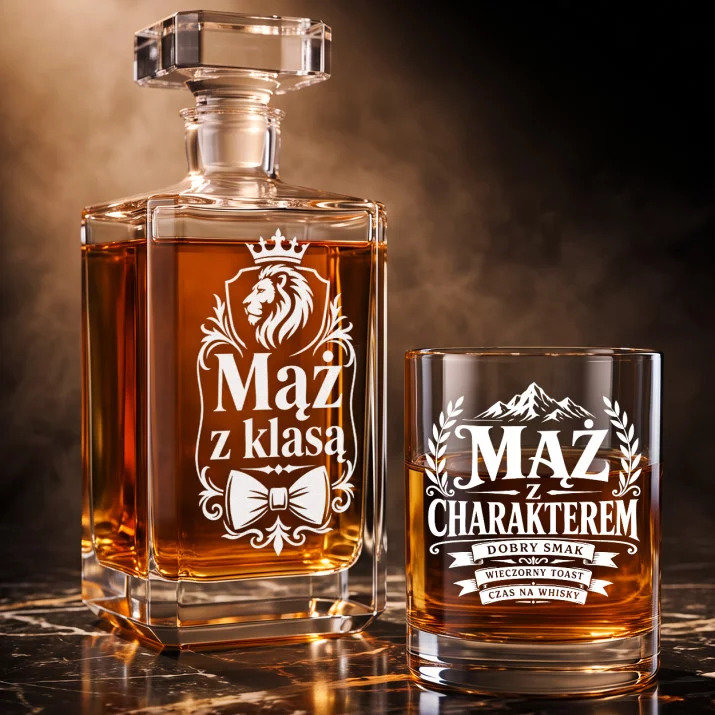 Zestaw Do Whisky Dla Męża Prezent Na Rocznicę Ślubu Dla Mężczyzny: Mąż Z Klasą Zestaw Do Whisky Dla Męża Prezent Na Rocznicę Ślubu Dla Mężczyzny: Mąż Z Klasą