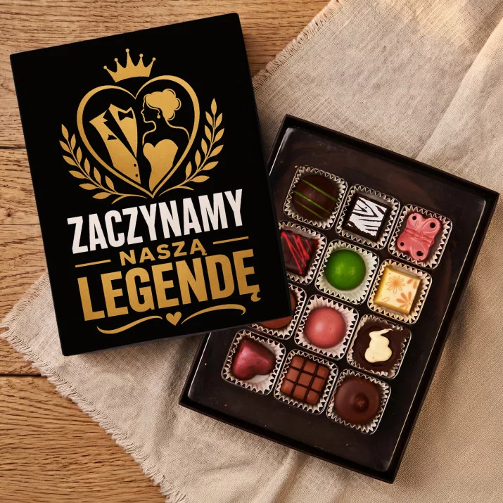 Czekoladki Na Ślub Prezent Dla Pary Młodej : Zaczynamy Naszą Legendę Czekoladki Na Ślub Prezent Dla Pary Młodej : Zaczynamy Naszą Legendę