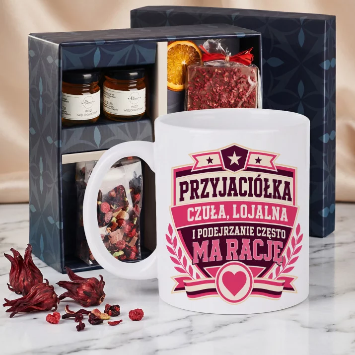 Zestaw Prezenowy Z Kubkiem Dla Przyjaciółki: Przyjaciółka Ma Rację Zestaw Prezenowy Z Kubkiem Dla Przyjaciółki: Przyjaciółka Ma Rację