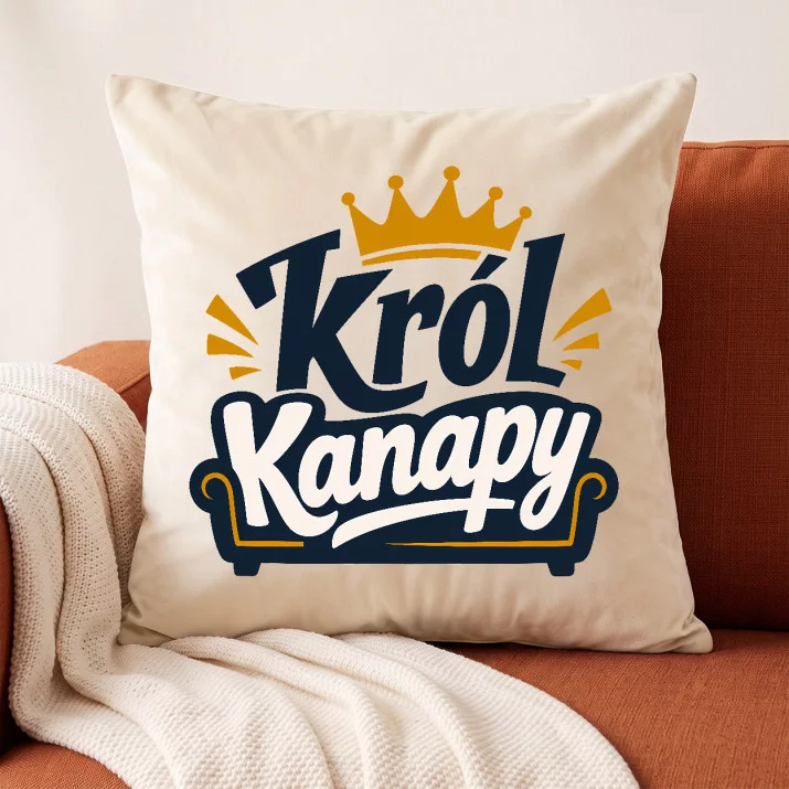 Poduszka Dekoracyjna Dla Faceta Prezent Dla Mężczyzny: Humor Kanapowy