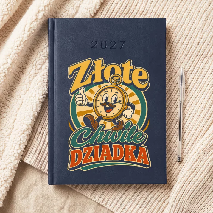Kalendarz Książkowy A5 2027 Dla Dziadka Prezent Na Dzień Dziadka Dla Mężczyzny: Złote Chwile Dziadka Kalendarz Książkowy A5 2027 Dla Dziadka Prezent Na Dzień Dziadka Dla Mężczyzny: Złote Chwile Dziadka