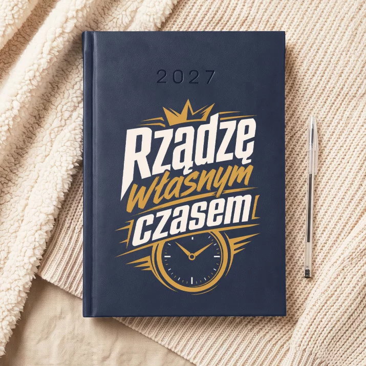Kalendarz Książkowy A5 2027 Dla Kuzyna Prezent Dla Mężczyzny: Manifest Czasu