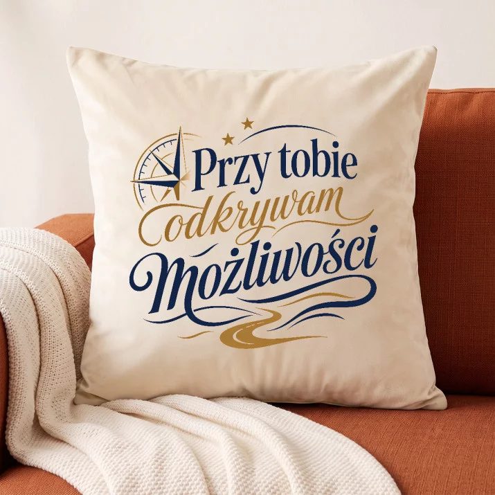 Poduszka Dekoracyjna Dla Promotora Prezent Dla Mężczyzny: Romantyczna Wdzięczność