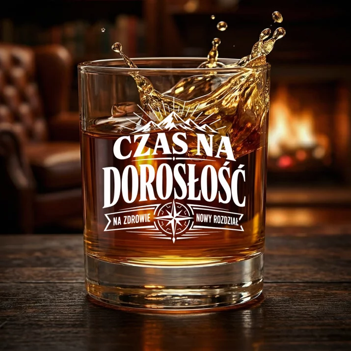 Szklanka Do Whisky Na 18Stke Prezent Dla Mężczyzny: Czas Na Dorosłość
