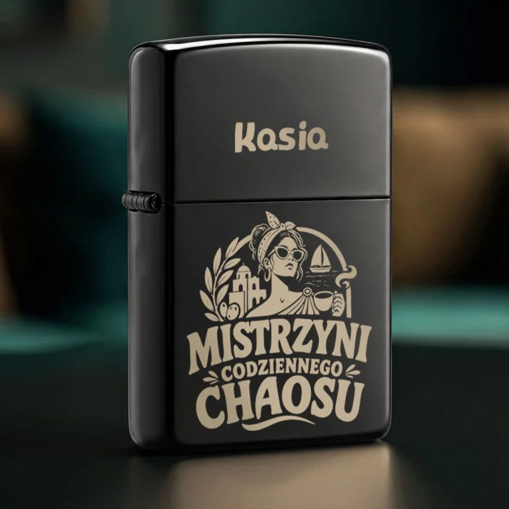 Zapalniczka z Grawerem Na Dzień Dziewczyny Prezent Dla Kobiety: Mistrzyni Codziennego
