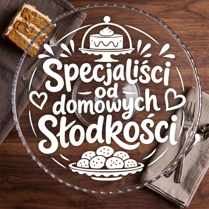 Patera Na Ciasto Dla Dziadka i Babci Prezent Na Dzień Babci i Dziadka Dla Pary: Cukierniczy Duet