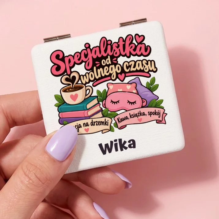 Lusterko Kieszonkowe Dla Emerytki Prezent Na Emeryturę Dla Kobiety: Specjalistka Od Wolnego