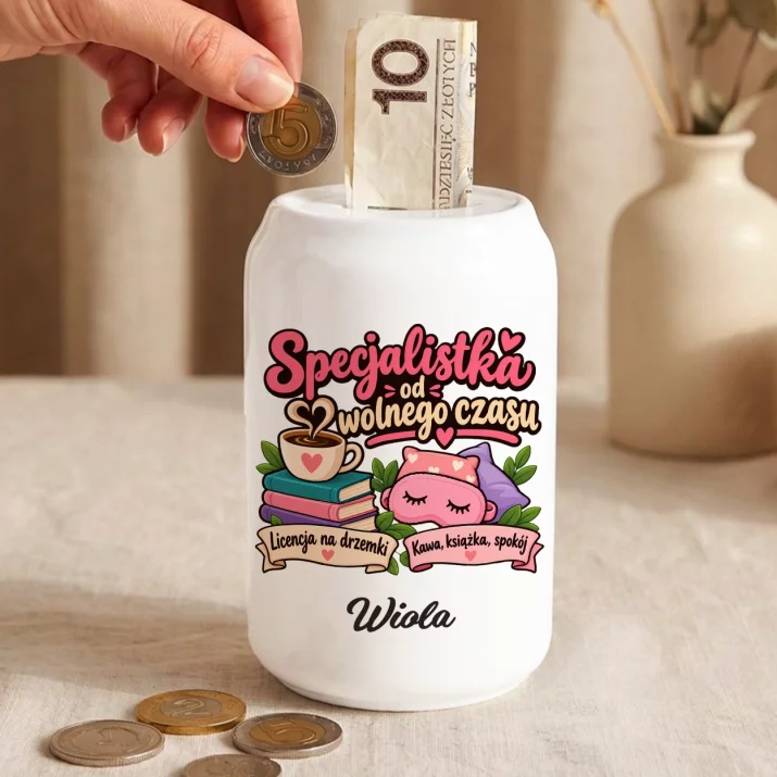 Skarbonka Dla Emerytki Prezent Na Emeryturę Dla Kobiety: Specjalistka Od Wolnego Skarbonka Dla Emerytki Prezent Na Emeryturę Dla Kobiety: Specjalistka Od Wolnego
