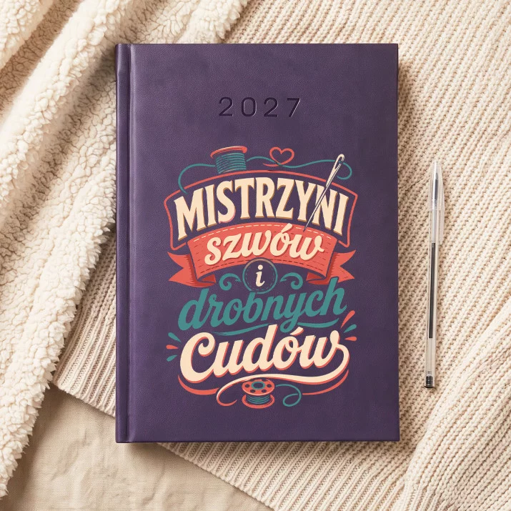 Kalendarz Książkowy A5 2027 Dla Krawcowej Prezent Dla Kobiety: Krawiecka Magia Vintage