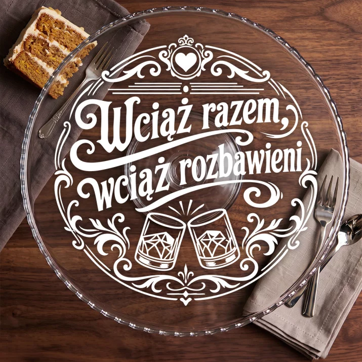 Patera Na Ciasto Na 30 Lecie Ślubu Prezent Dla Pary: Whiskyowy Toast Pary Patera Na Ciasto Na 30 Lecie Ślubu Prezent Dla Pary: Whiskyowy Toast Pary