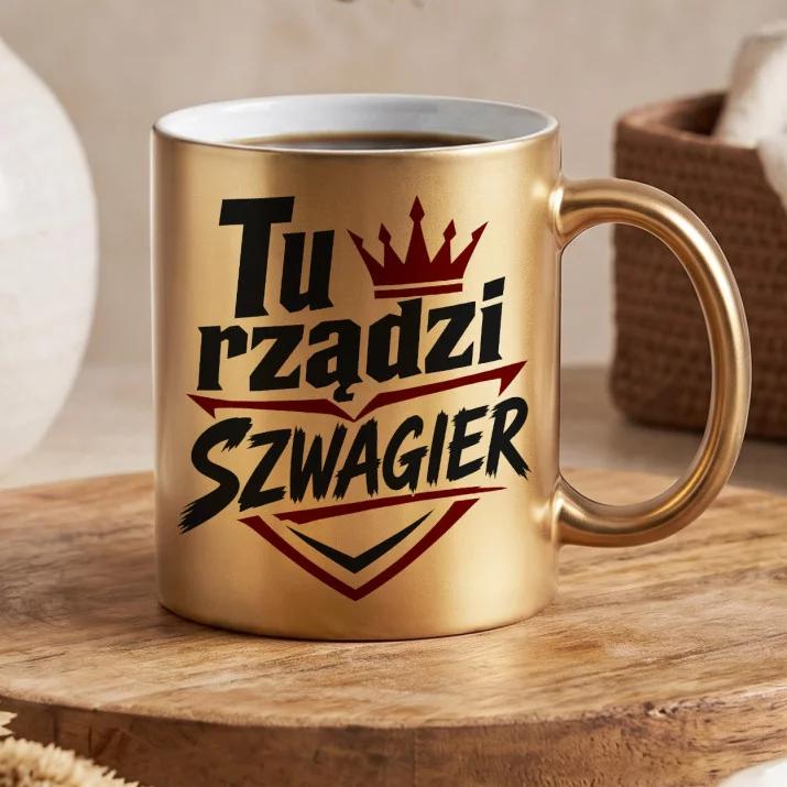 Złoty Kubek Dla Szwagra Prezent Dla Mężczyzny: Manifest Szwagra Złoty Kubek Dla Szwagra Prezent Dla Mężczyzny: Manifest Szwagra