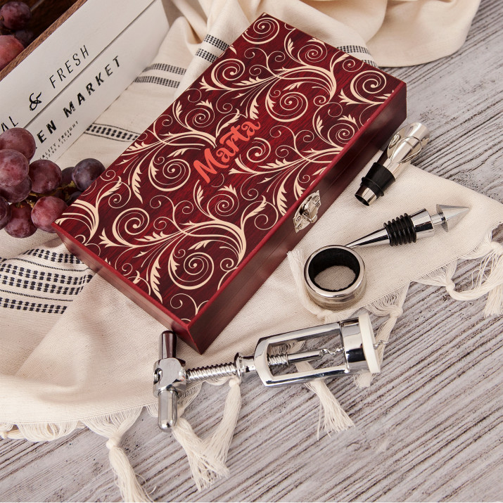 Floral - zestaw do wina