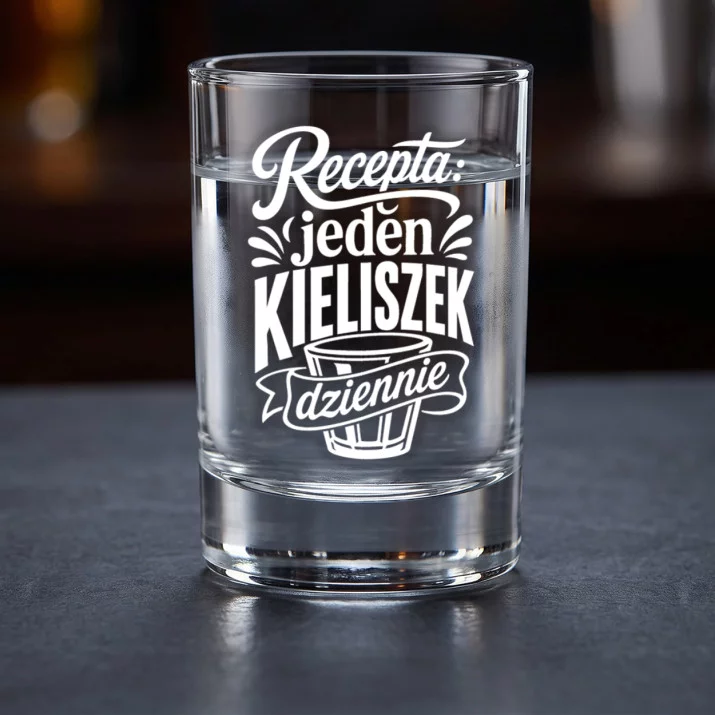 Kieliszki Do Wódki Dla Lekarza Prezent Dla Mężczyzny: Lekarska Recepta