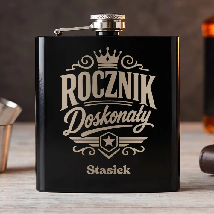 Piersiówka Z Grawerem Na 80 Urodziny Prezent Dla Mężczyzny: Rocznik Doskonały Piersiówka Z Grawerem Na 80 Urodziny Prezent Dla Mężczyzny: Rocznik Doskonały