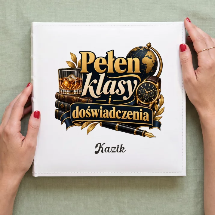 Album Na Zdjęcia Tradycyjny Na 50 Urodziny Prezent Dla 50 Latka Mężczyzny: Pełen Klasy I