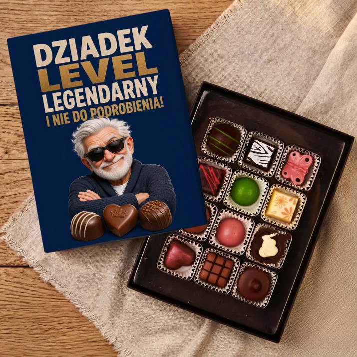 Czekoladki Dla Dziadka Prezent Na Dzień Dziadka Dla Mężczyzny: Dziadek Level Legendarny Czekoladki Dla Dziadka Prezent Na Dzień Dziadka Dla Mężczyzny: Dziadek Level Legendarny