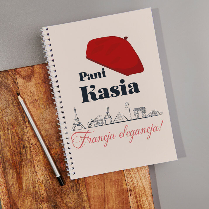Francja elegancja - Planer na spirali dla nauczyciela