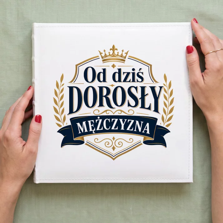 Album Na Zdjęcia Tradycyjny Na 18 Prezent Dla Mężczyzny: Szlachetna Dorosłość Album Na Zdjęcia Tradycyjny Na 18 Prezent Dla Mężczyzny: Szlachetna Dorosłość
